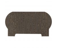 Заглушка торцевая для перил ДПК 95х50 Венге Заглушка торцевая для перил ДПК 95х50 Венге