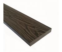 Террасная доска Смарт 3D Полнотелая без паза Тик Киото Террасная доска Смарт 3D Полнотелая без паза Тик Киото