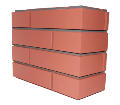 Пластиковая имитация кирпичного столба Красный от производителя  Пикс по цене 450 р