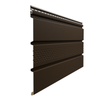 Софит Элит с центральной перфорацией коричневый (темный дуб)