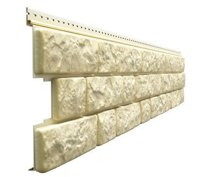 Фасадные панели - серия LUX BERGART под камень Кешью от производителя  Docke по цене 402 р