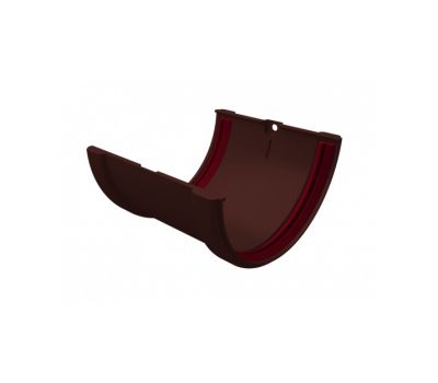 Соединитель желобов ПВХ Шоколад от производителя  Grand Line по цене 320 р