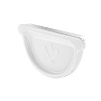 Заглушка универсальная с резиновым уплотнителем RAL 9003 Белый 125/90