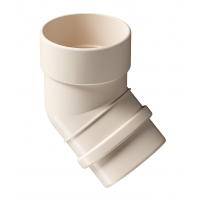 Колено 45˚ Lux ПВХ Латте